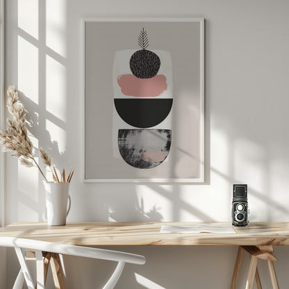 Abstract Minimalist Shapes No 6 - Poster / Art Print - interiör
