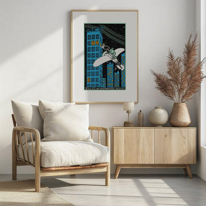 Tête Á Tête On the 968th Floor of a Skyscraper - Poster / Art Print - interiör
