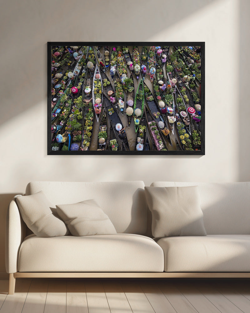 Pasar Terapung - Poster / Art Print - interiör