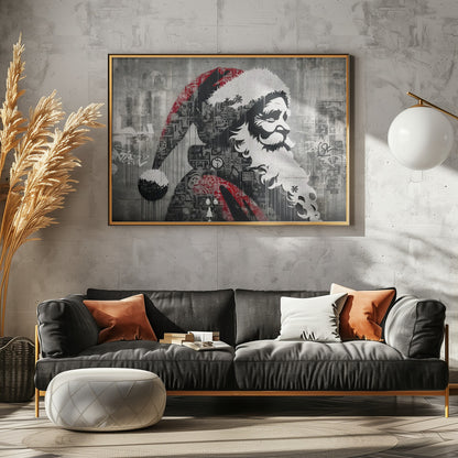 Santa - Poster / Art Print - interiör