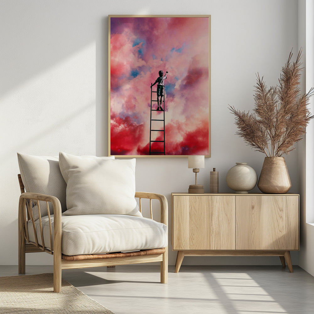 Cloud Painter - Poster / Art Print - interiör