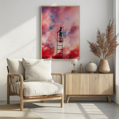 Cloud Painter - Poster / Art Print - interiör