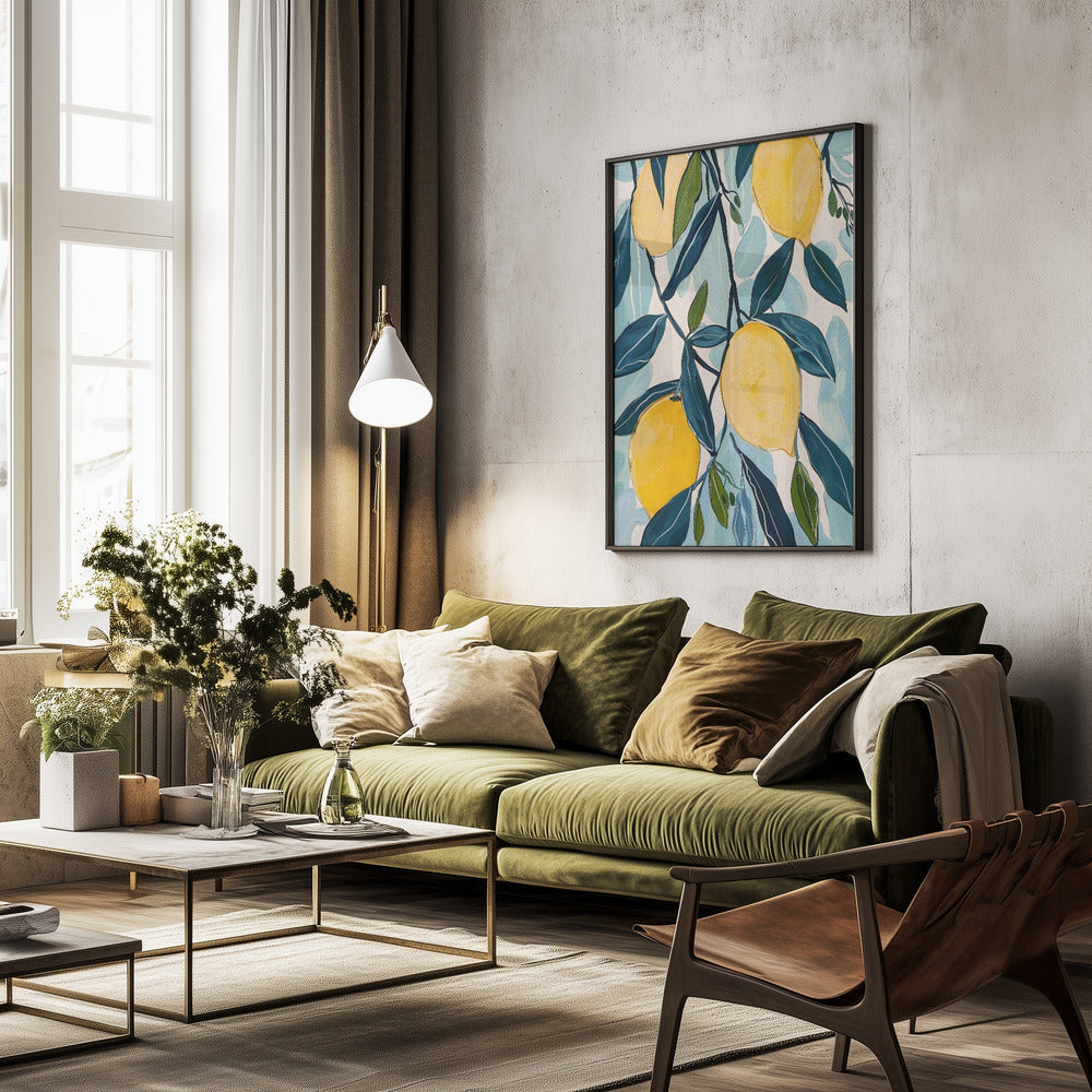 Lemon Tree - Poster / Art Print - interiör