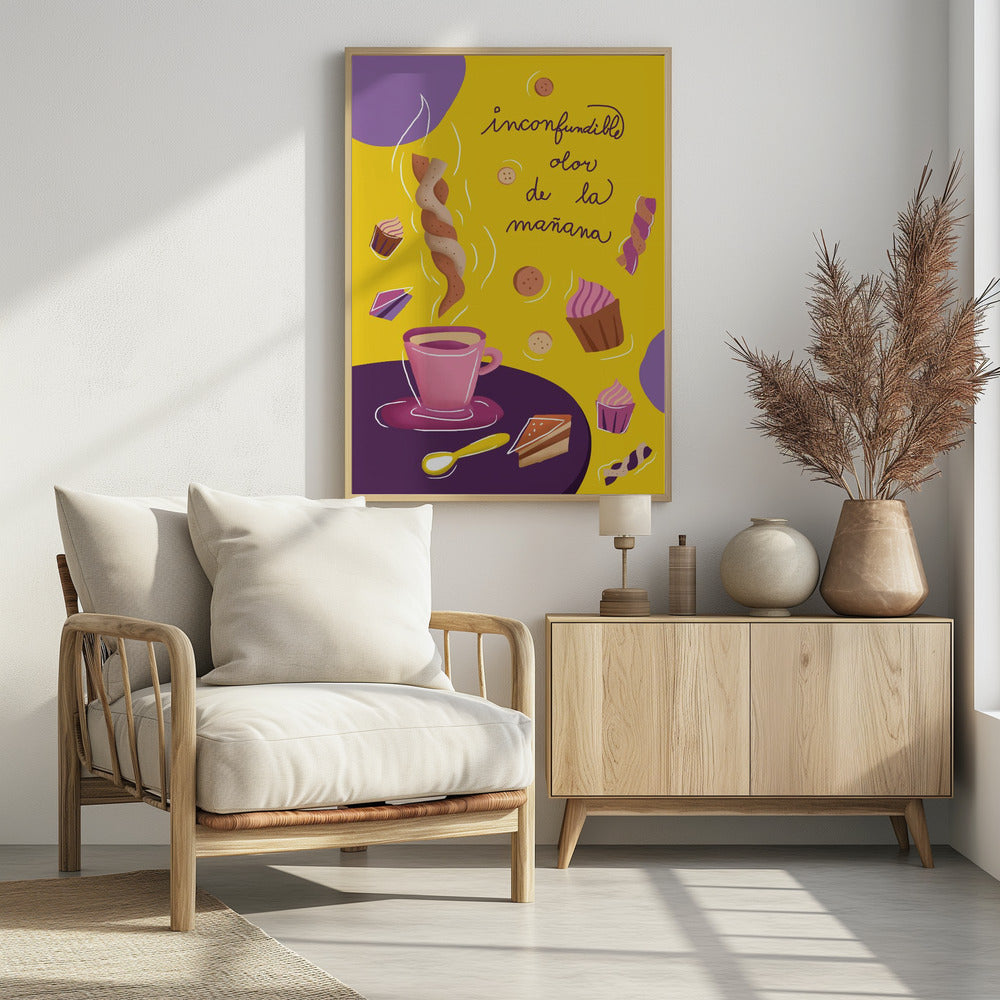 Inconfundible Yellow - Poster / Art Print - interiör