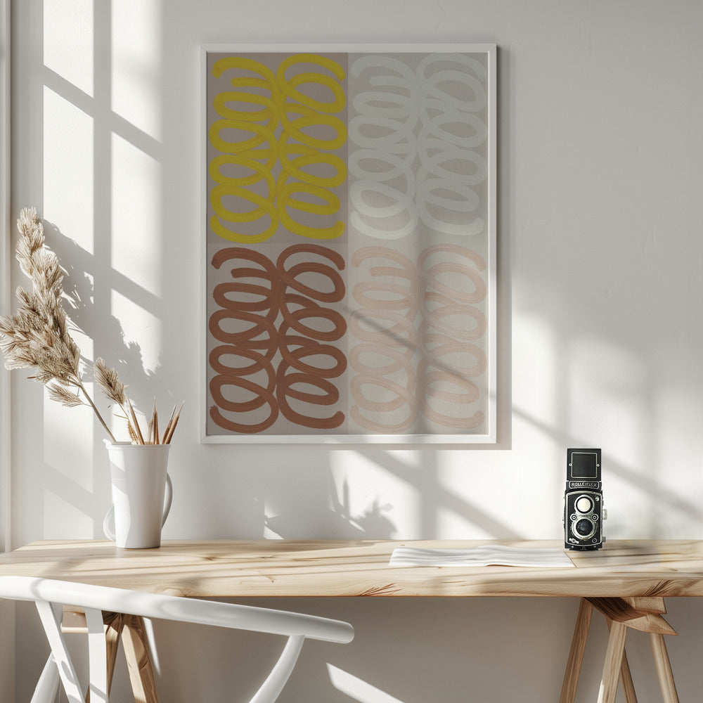 Quadrants of Loops - Poster / Art Print - interiör