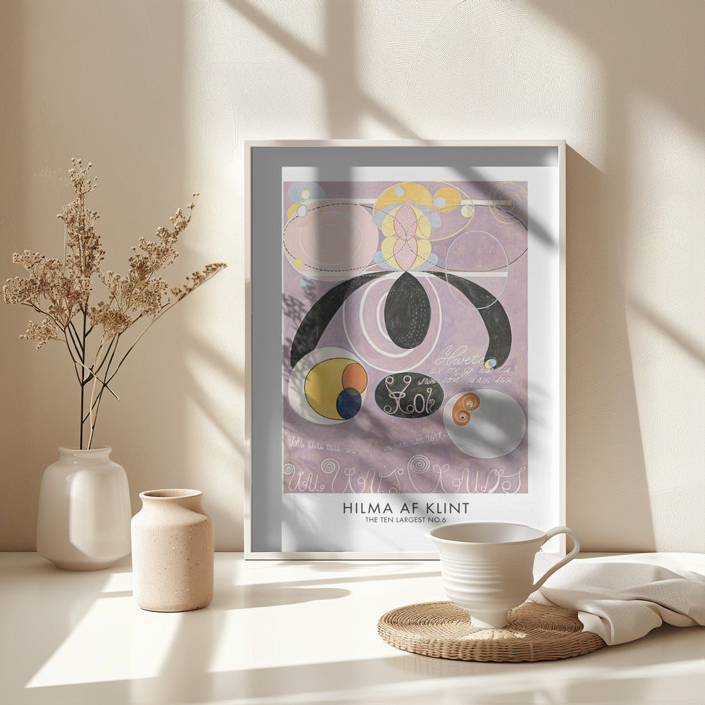 The Ten Largest No.6 Poster - Poster / Art Print - interiör