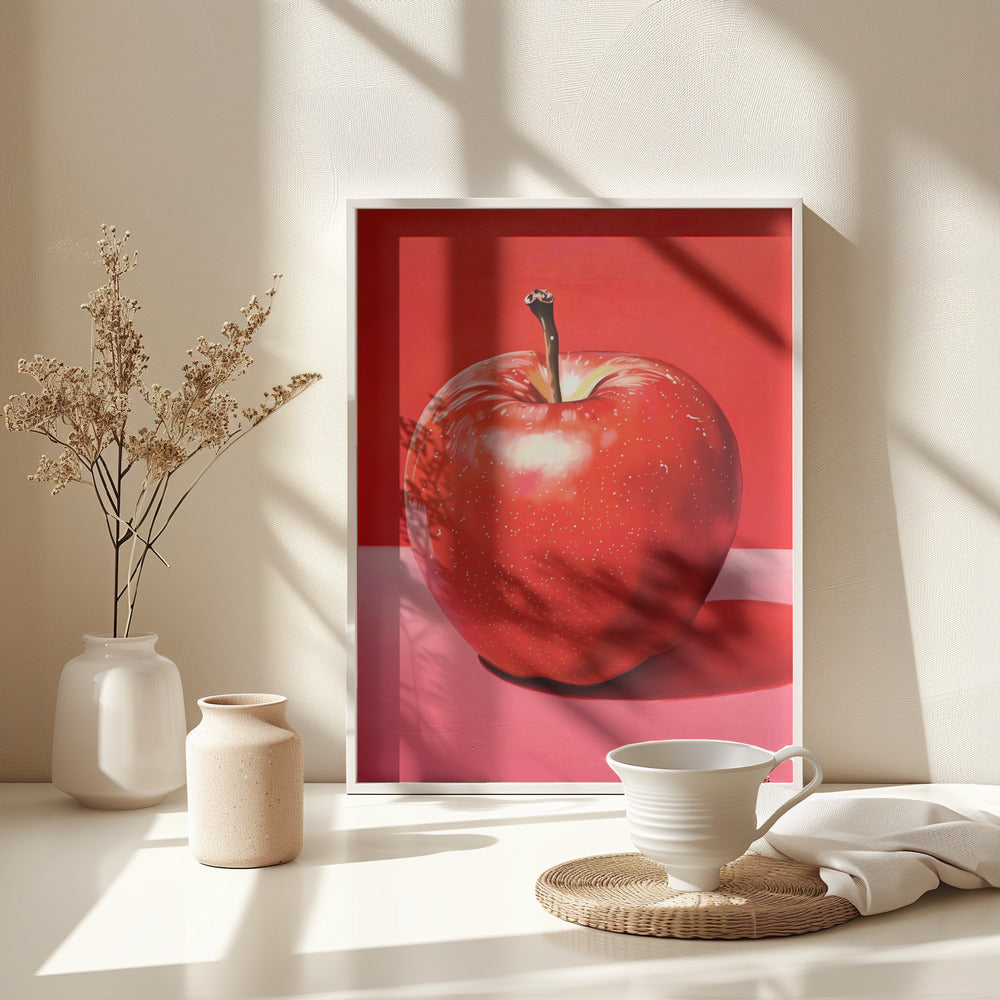 Red Apple - Poster / Art Print - interiör