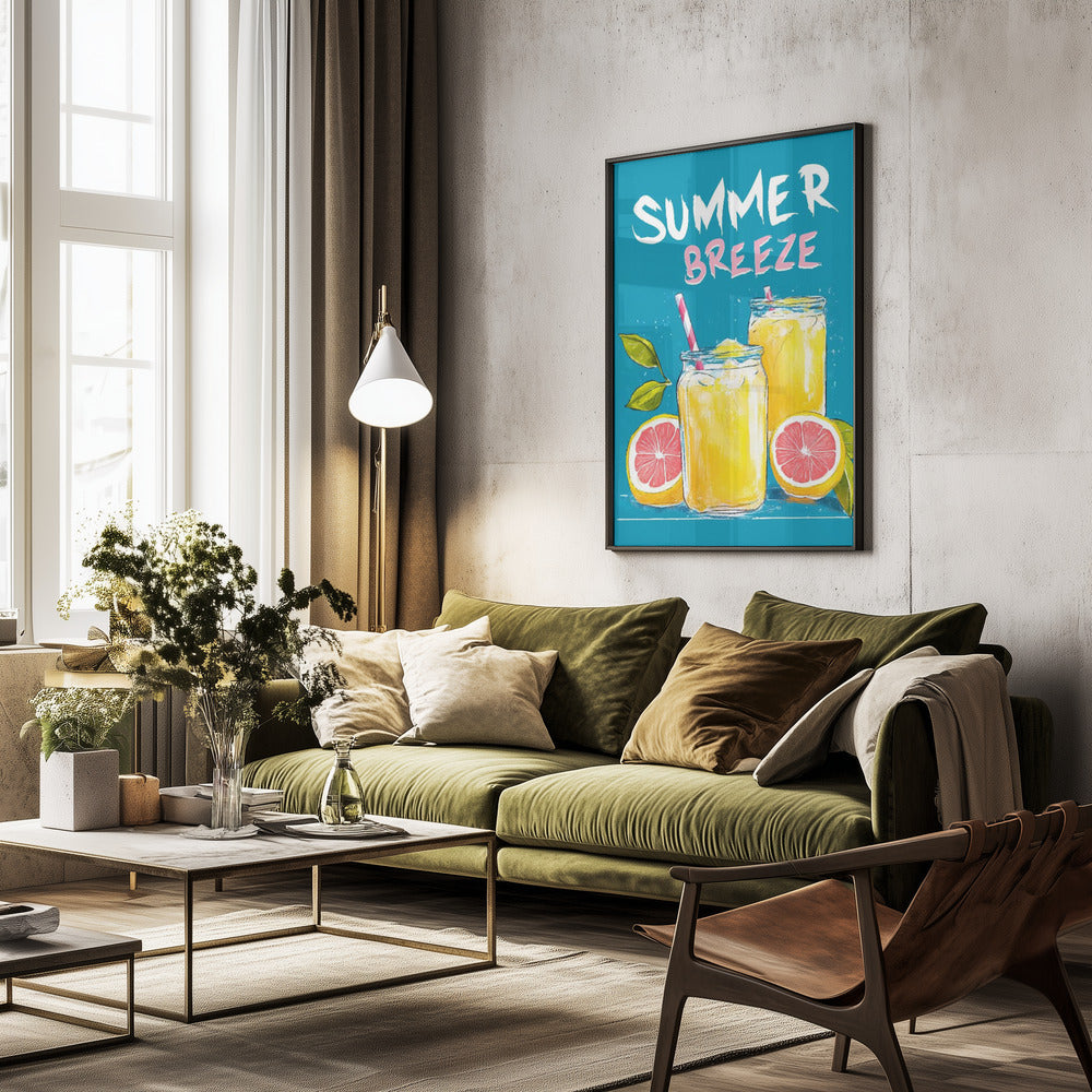 Summer Breeze - Poster / Art Print - interiör