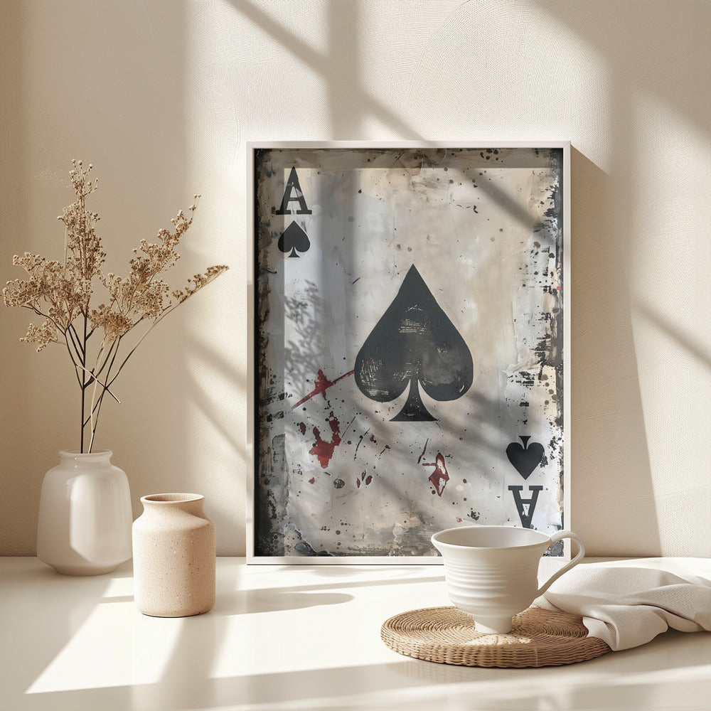 Ace of Spades - Poster / Art Print - interiör