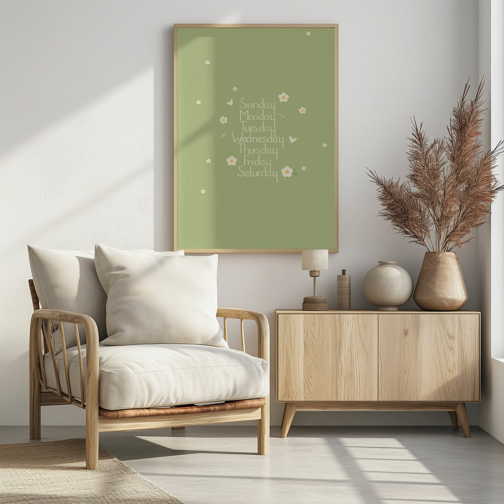 Happy Day - Poster / Art Print - interiör