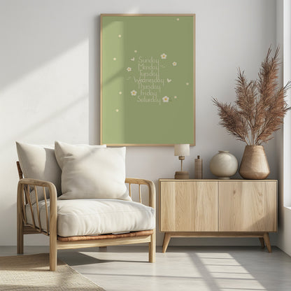 Happy Day - Poster / Art Print - interiör