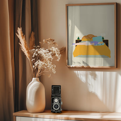 Digital Nomad - Poster / Art Print - interiör