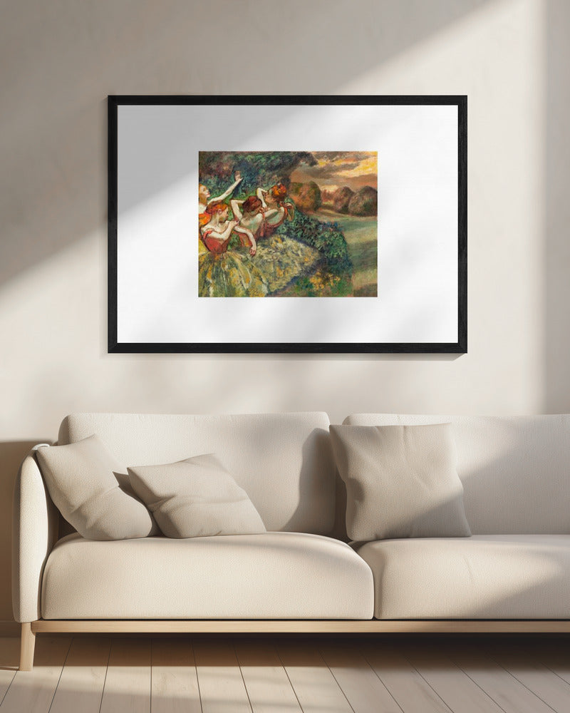 Four Dancers No.2 - Poster / Art Print - interiör