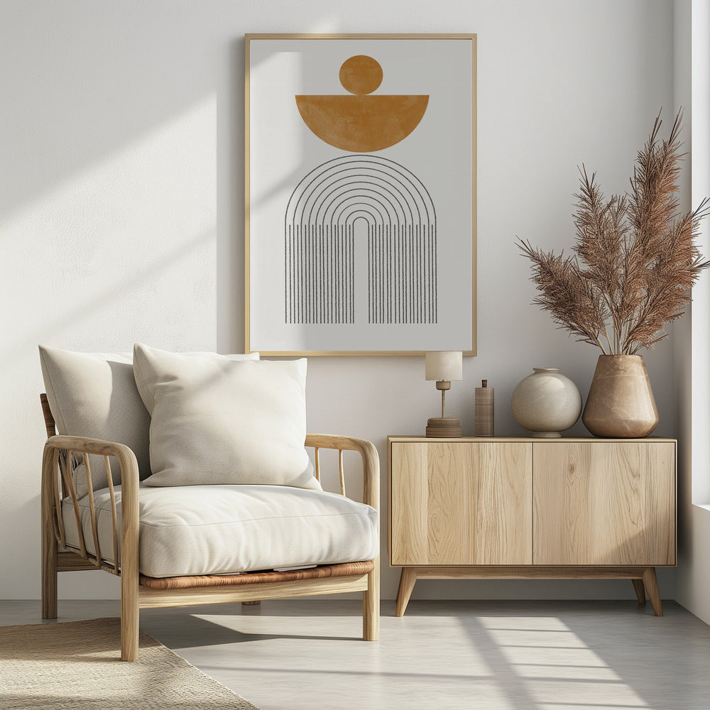 Arch Composition No7. - Poster / Art Print - interiör
