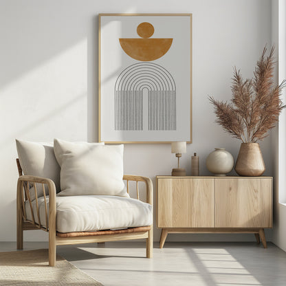 Arch Composition No7. - Poster / Art Print - interiör