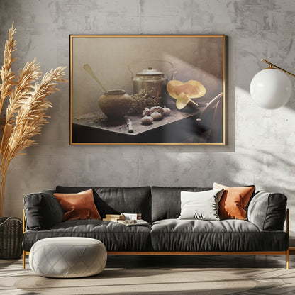 Still life with Pumpkins#15c - Poster / Art Print - interiör