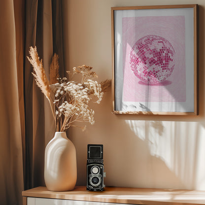 Pandc Discoball - Poster / Art Print - interiör