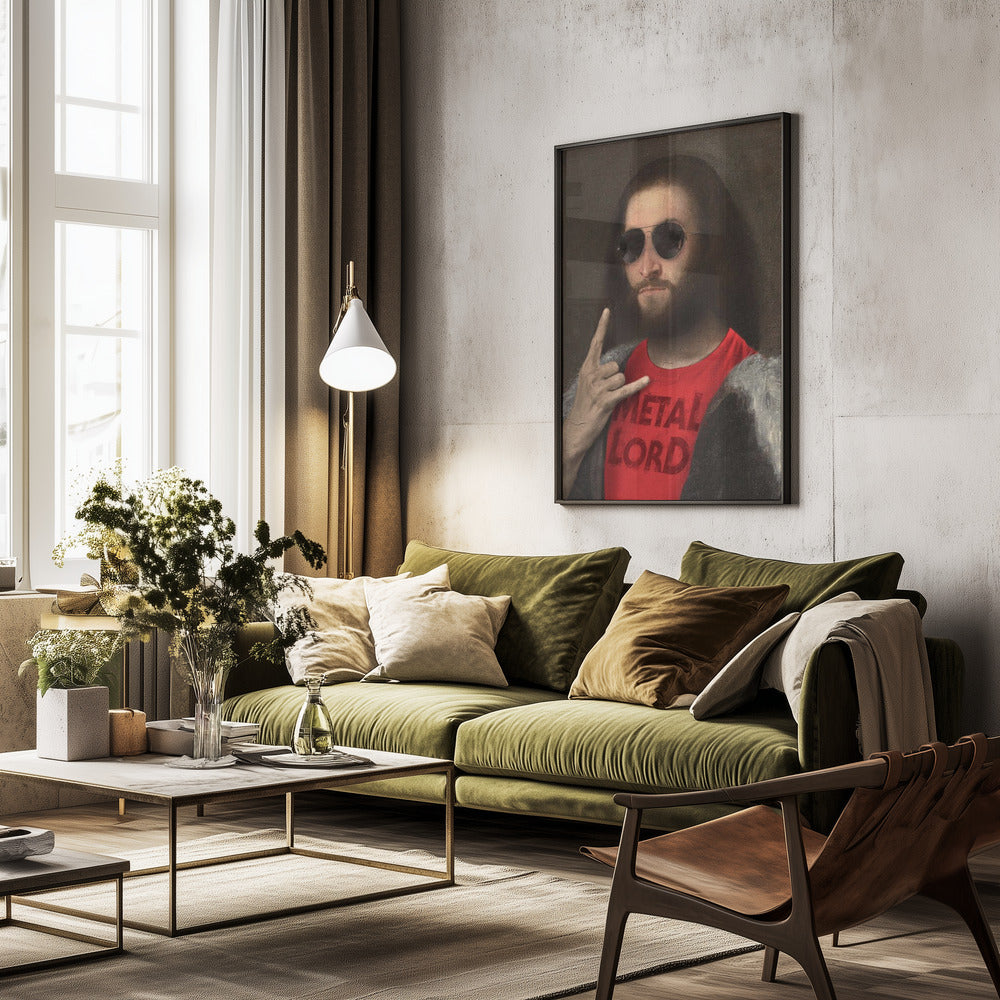 Metal Lord - Poster / Art Print - interiör