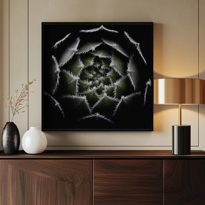 Sempervivum Rosette - Poster / Art Print - interiör