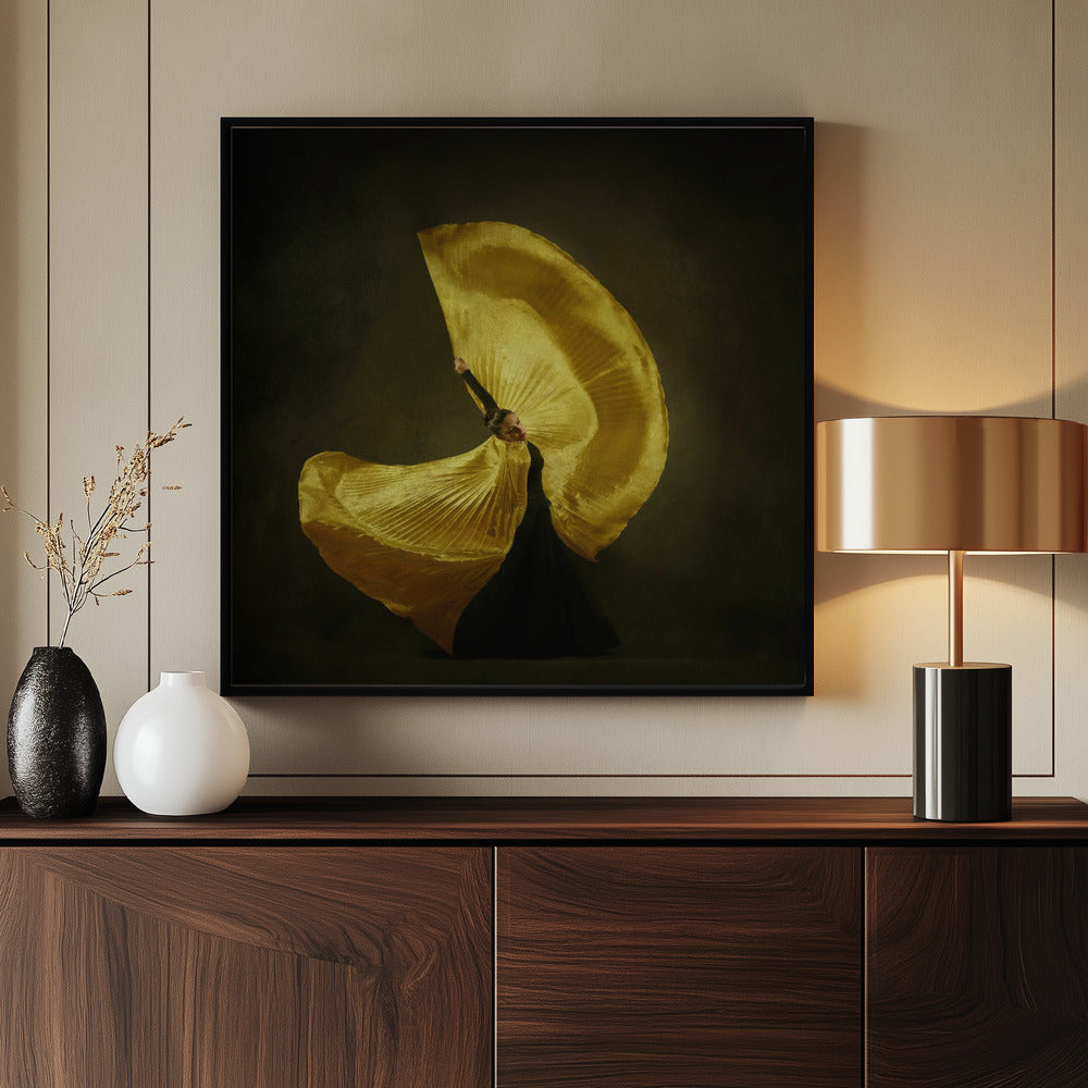 The girl & dance - Poster / Art Print - interiör
