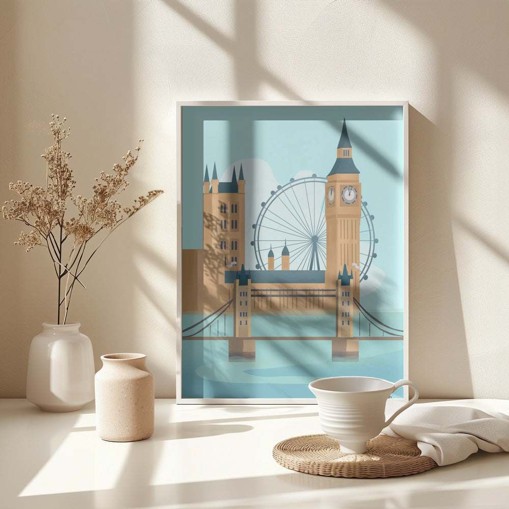 London (2) - Poster / Art Print - interiör