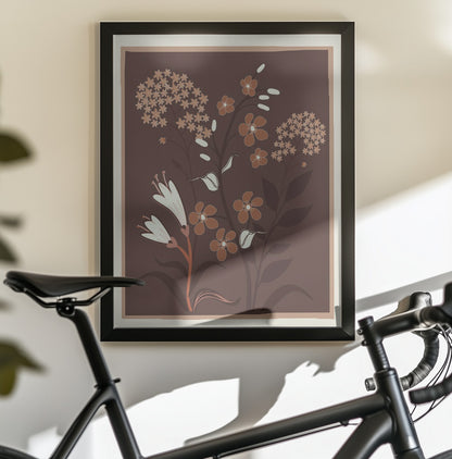 Floral Harmony - Poster / Art Print - interiör