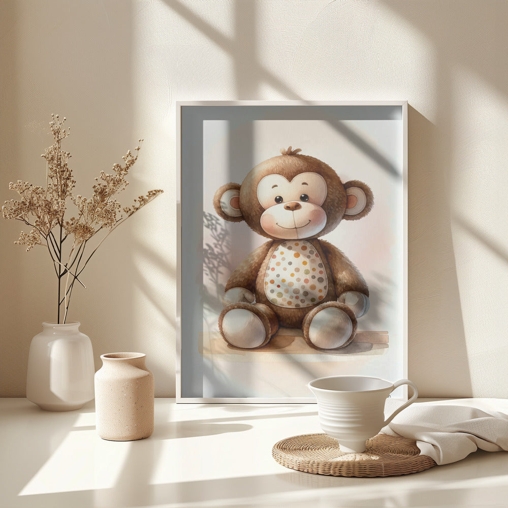 Monkey - Poster / Art Print - interiör