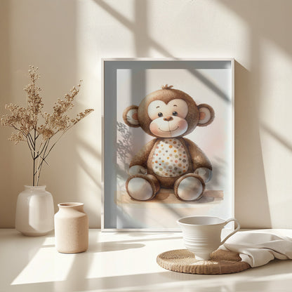 Monkey - Poster / Art Print - interiör