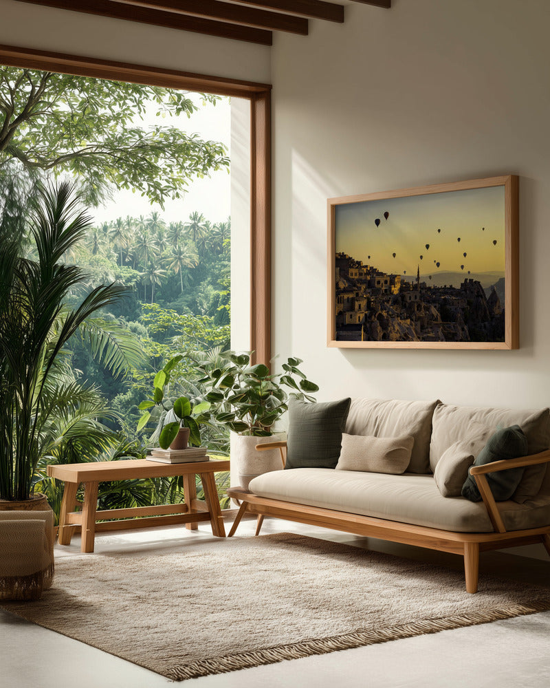 Sunrise over Cappadocia - Poster / Art Print - interiör