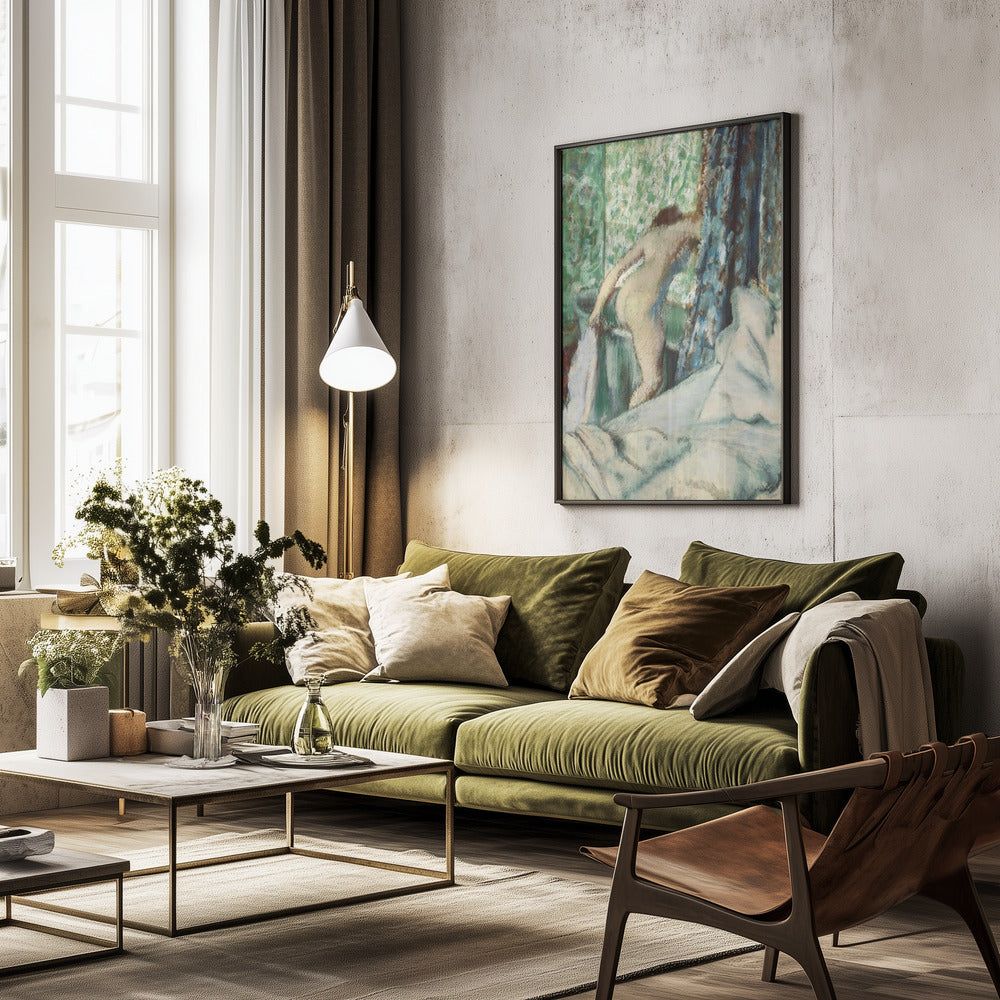 The Morning Bath - Poster / Art Print - interiör