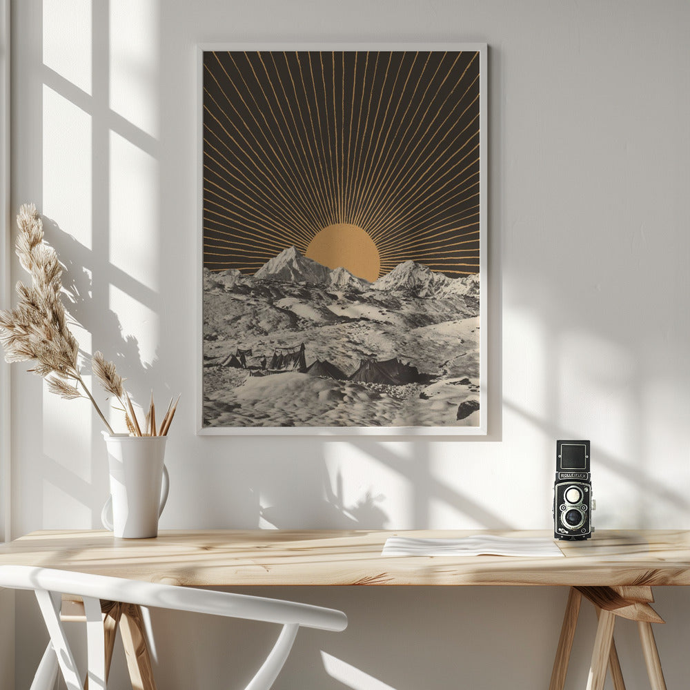 Mountainscape Nº6 - Poster / Art Print - interiör