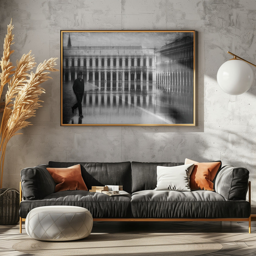 wet feet walk - Poster / Art Print - interiör