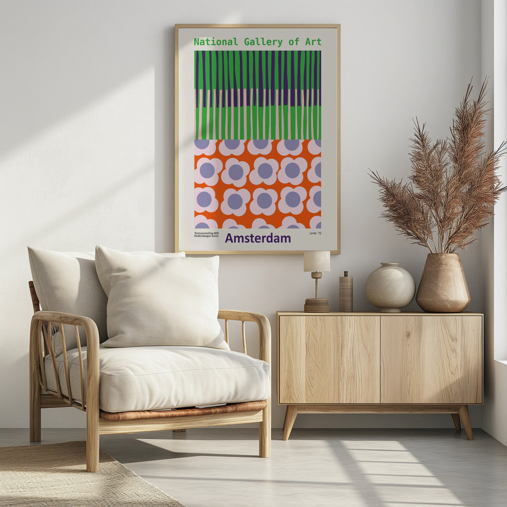 National Gallery of Art Amsterdam - Poster / Art Print - interiör