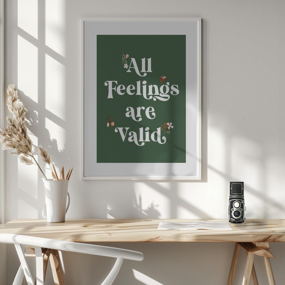 All Feelings - Poster / Art Print - interiör
