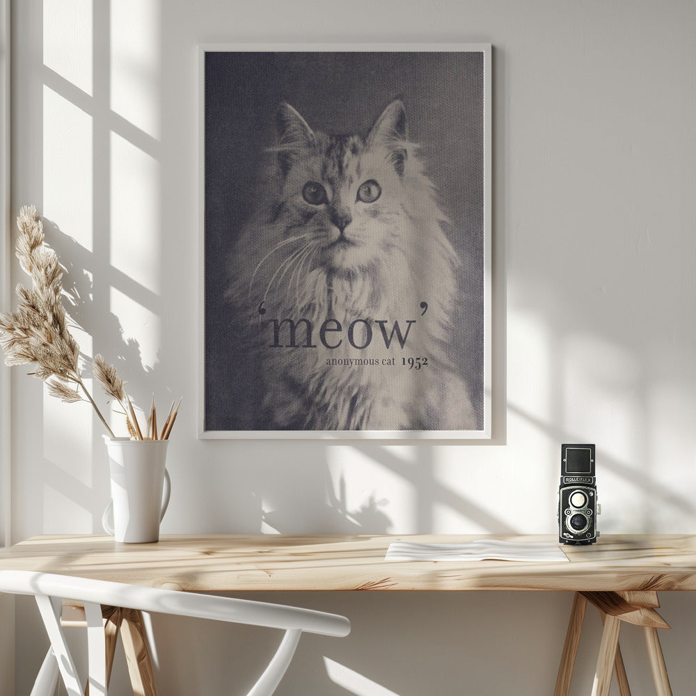 Famous Quote Cat - Poster / Art Print - interiör