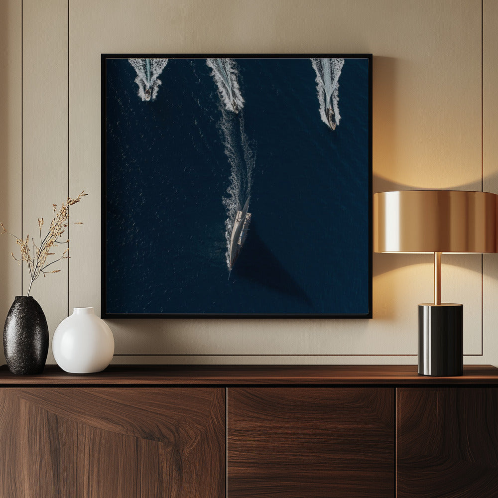 The pursuit - Poster / Art Print - interiör