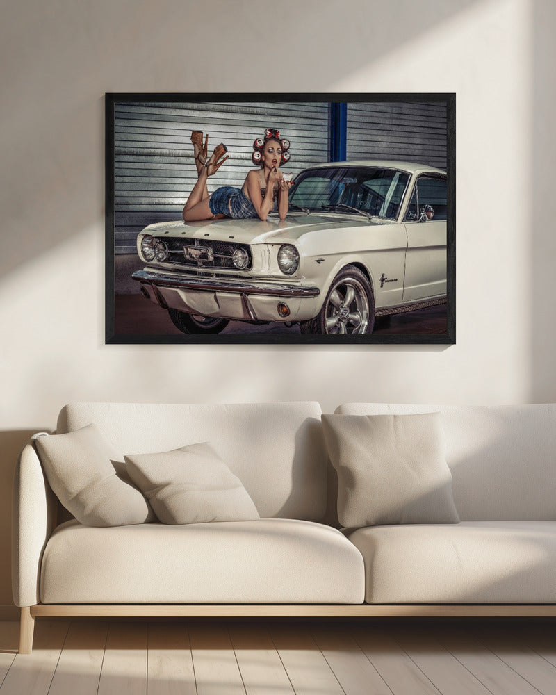 Baby you can drive my Car ..... - Poster / Art Print - interiör