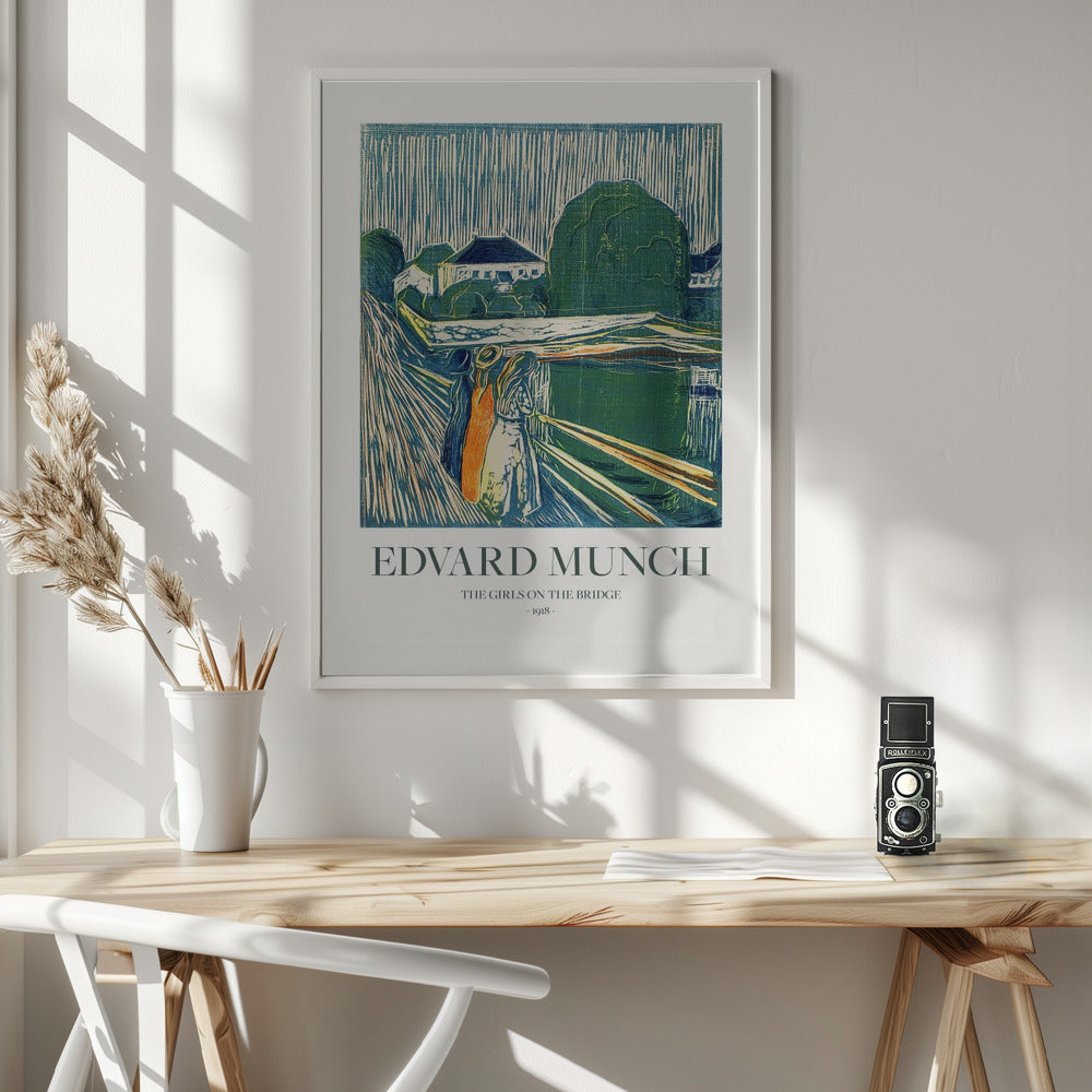 The Girls On The Bridge - Poster / Art Print - interiör