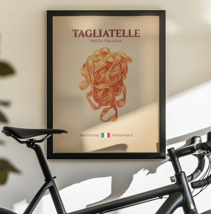 Tagliatelle Pasta Italiana - Poster / Art Print - interiör