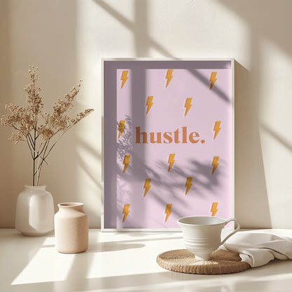 Hustle - Poster / Art Print - interiör