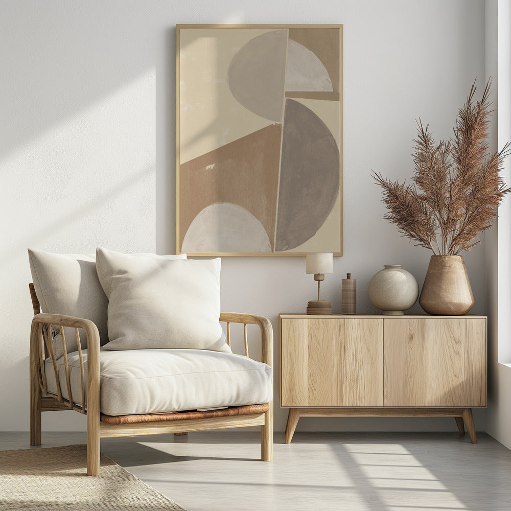 INTERACTION BALANCE NO.1 - Poster / Art Print - interiör