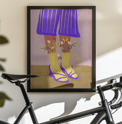 Fashion Shoot - Poster / Art Print - interiör