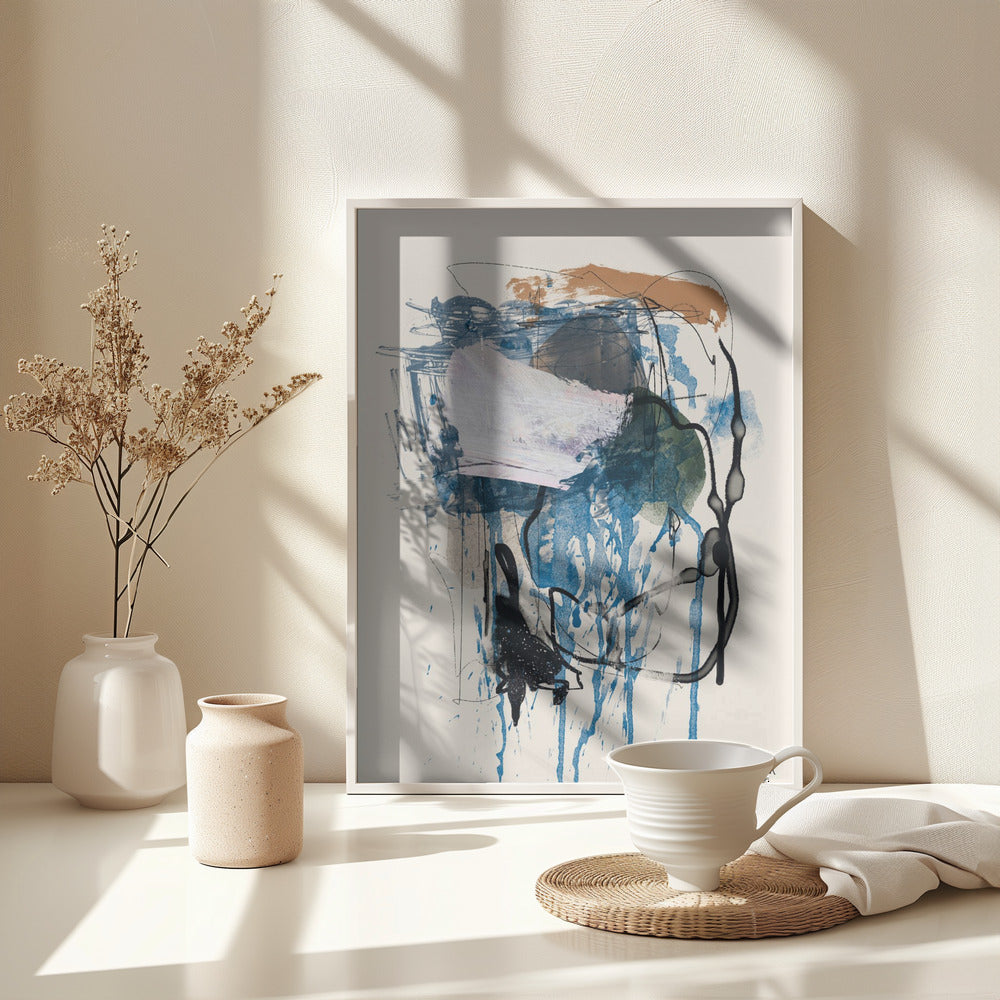 Twin Abstract 1 - Poster / Art Print - interiör