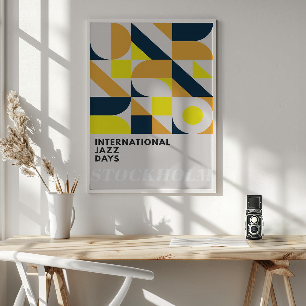Jazz Days Stockholm - Poster / Art Print - interiör