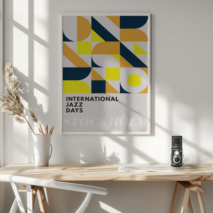 Jazz Days Stockholm - Poster / Art Print - interiör