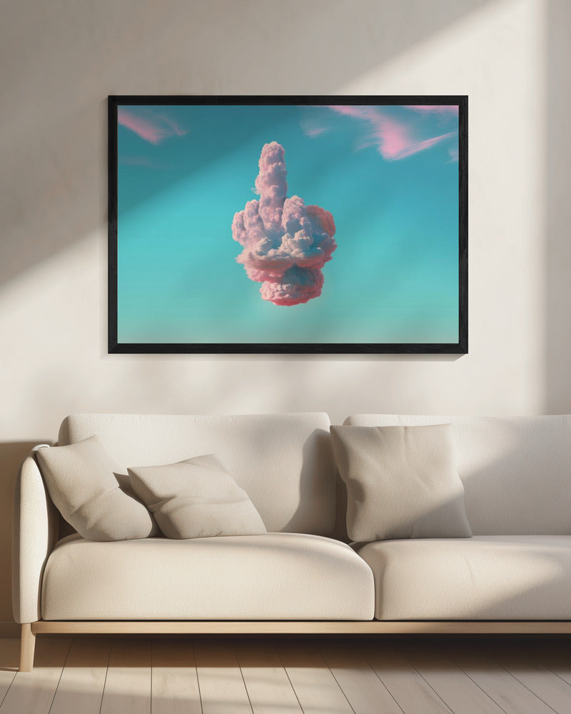Sign in the Sky - Poster / Art Print - interiör