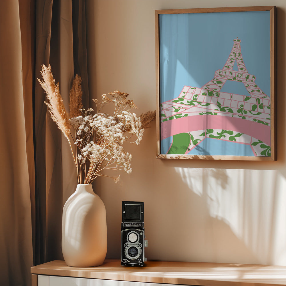 Eiffel Tower (Afternoon) - Poster / Art Print - interiör