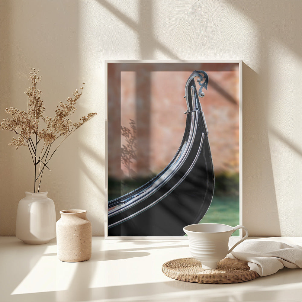 The bow of the gondola - Poster / Art Print - interiör