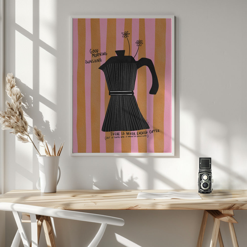 Mocca Coffee Sunshine - Poster / Art Print - interiör