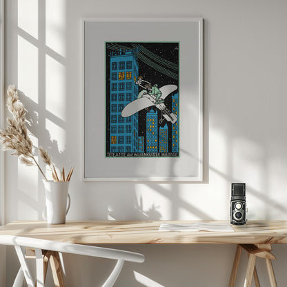 Tête Á Tête On the 968th Floor of a Skyscraper - Poster / Art Print - interiör